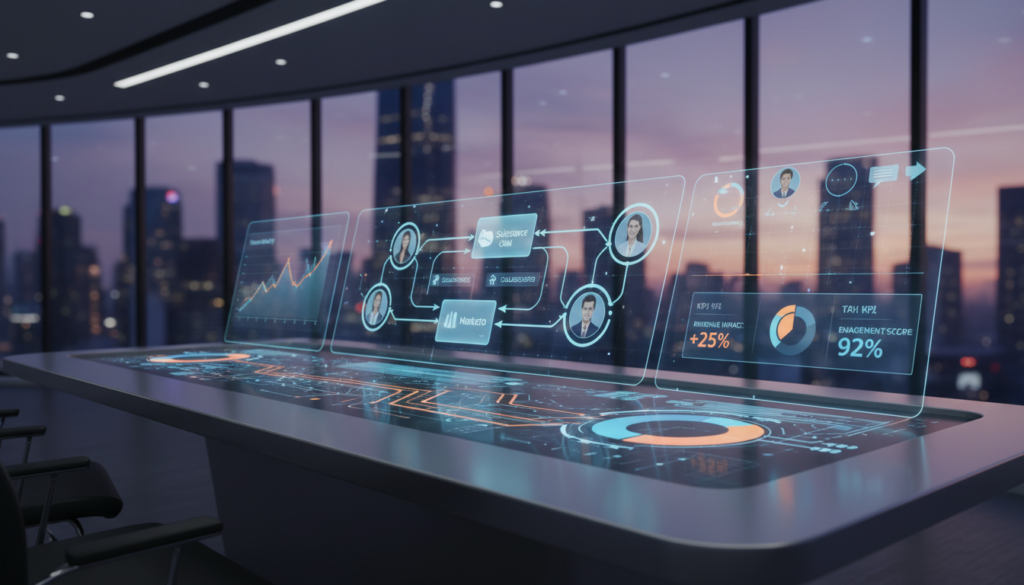 ABM and CRM integration tools dashboard