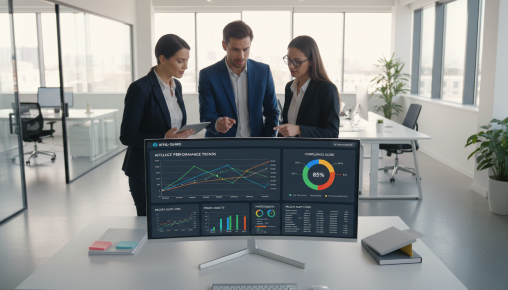 B2B affiliate tracking compliance dashboard
