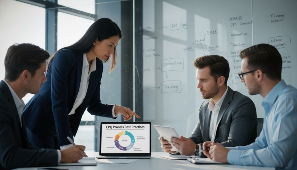 CPQ software implementation best practices