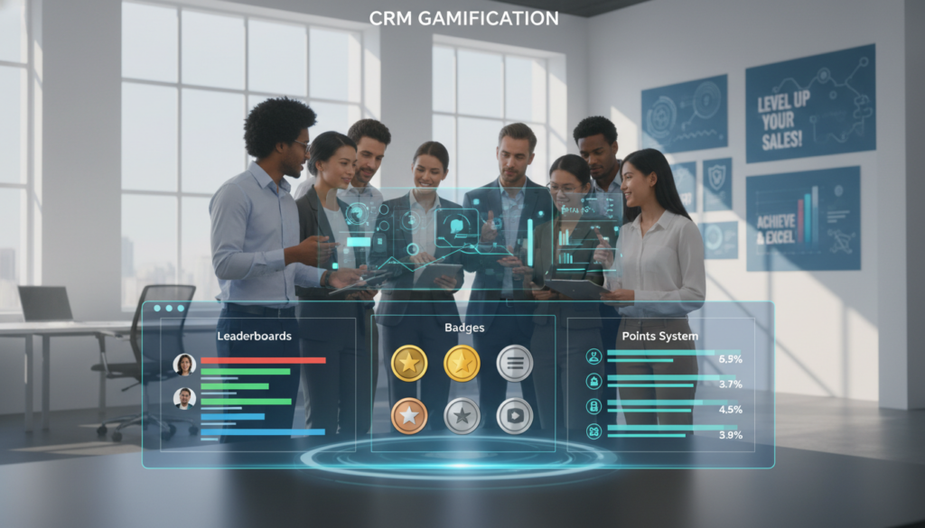 CRM gamification implementation features comparison