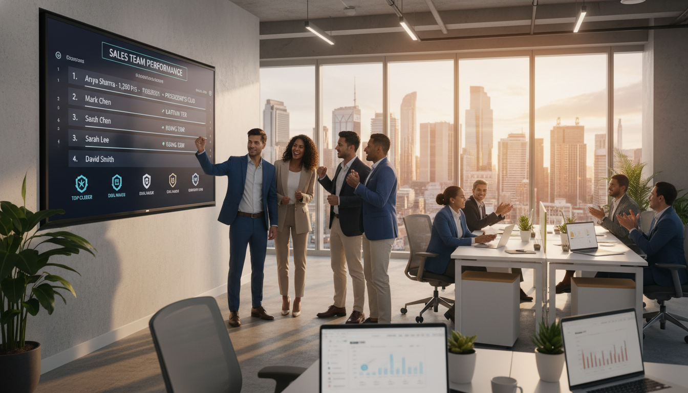 Driving Sales Team Performance with CRM Gamification and Leaderboards