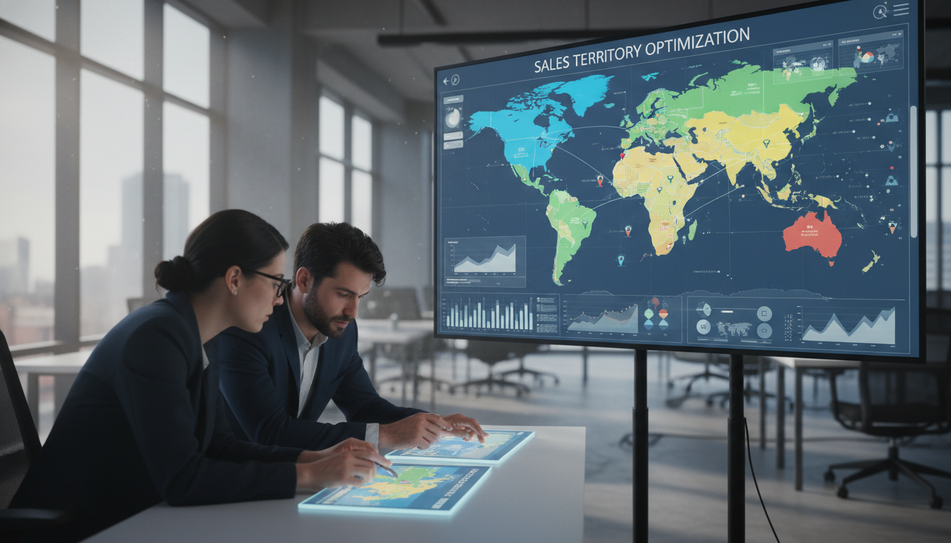 Optimizing B2B Sales Territories Using Geographic Information Systems (GIS) in CRM