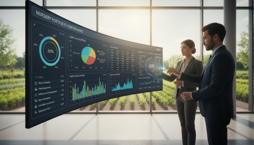 nursery investment management technology dashboard